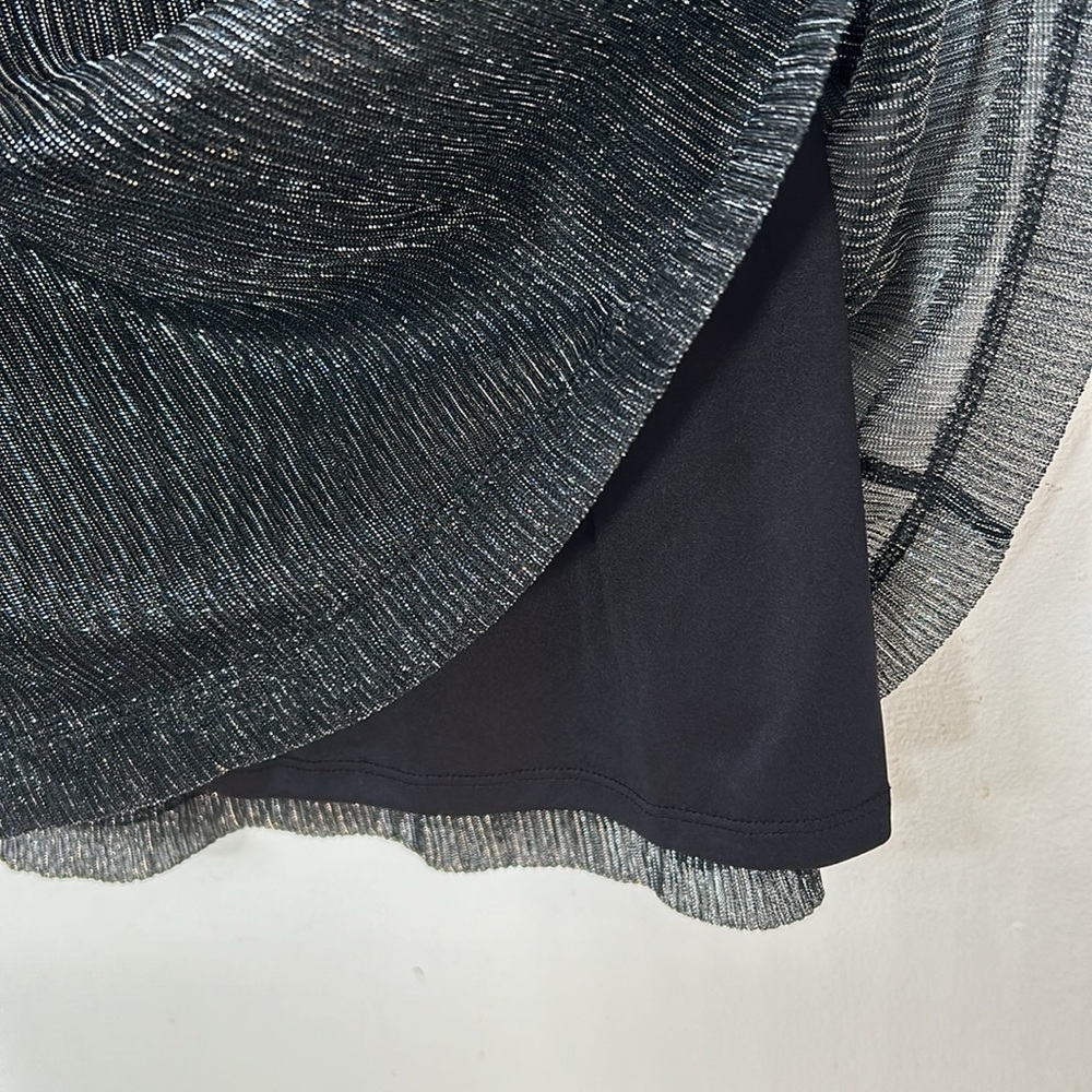 Nine West Silver Metallic Threading Sleeveless Wo… - image 8